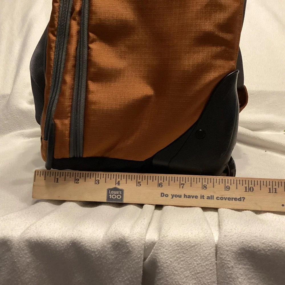 Eagle Creek Rolling Travel Bag Orange Gray Carry On Luggage Utility Organizer